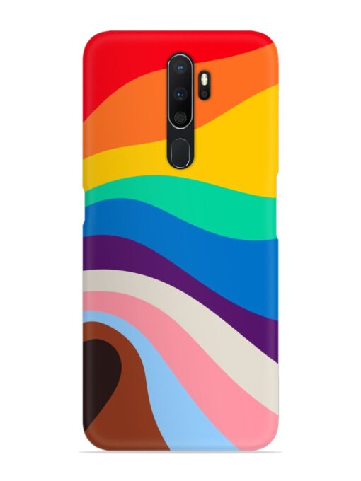 Minimal Pride Art Snap Case for Oppo A5 (2020) Zapvi