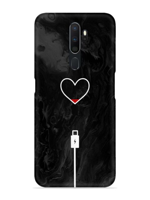 Heart Charging Vector Snap Case for Oppo A5 (2020)