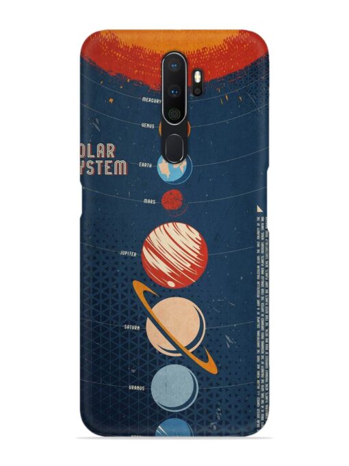 Solar System Vector Snap Case for Oppo A5 (2020) Zapvi