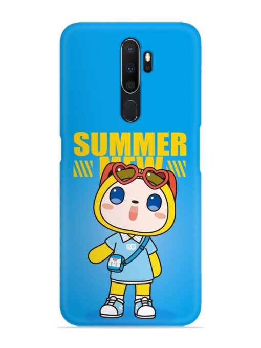 Summer Mew Cartoon Snap Case for Oppo A5 (2020)