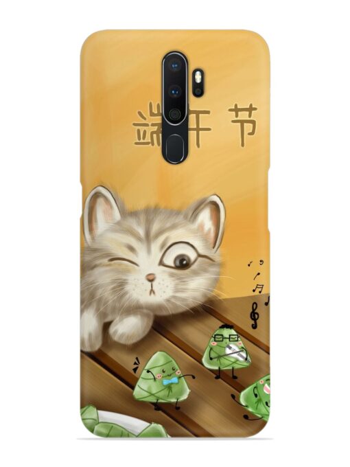 Cat Scorpion Dancing Snap Case for Oppo A5 (2020)