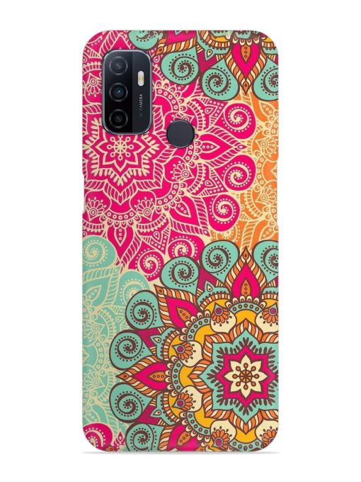 Mandala Seamless Snap Case for Oppo A53 Zapvi