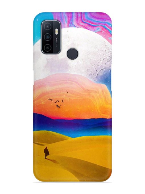 Sandy Desert Snap Case for Oppo A53 Zapvi