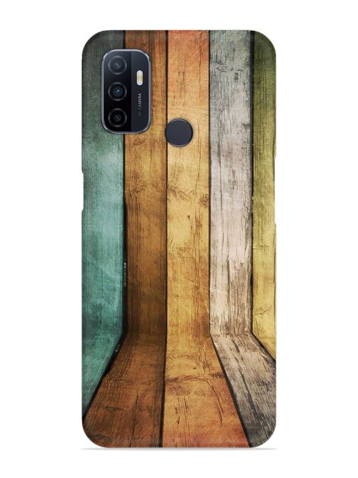 Wooden Realistic Art Snap Case for Oppo A53 Zapvi