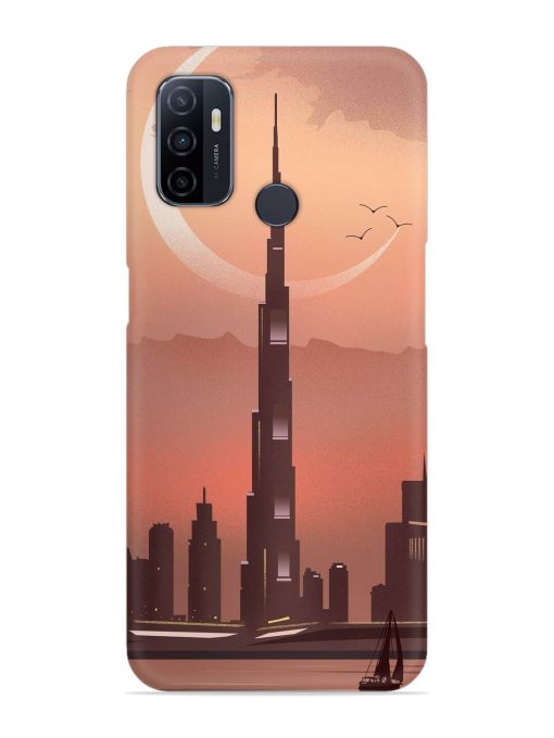 Landmark Burj Khalifa Snap Case for Oppo A53 Zapvi