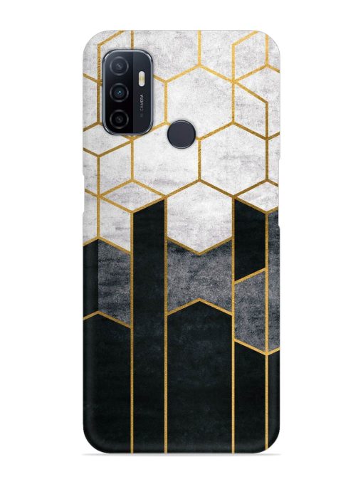 Cube Marble Art Snap Case for Oppo A53