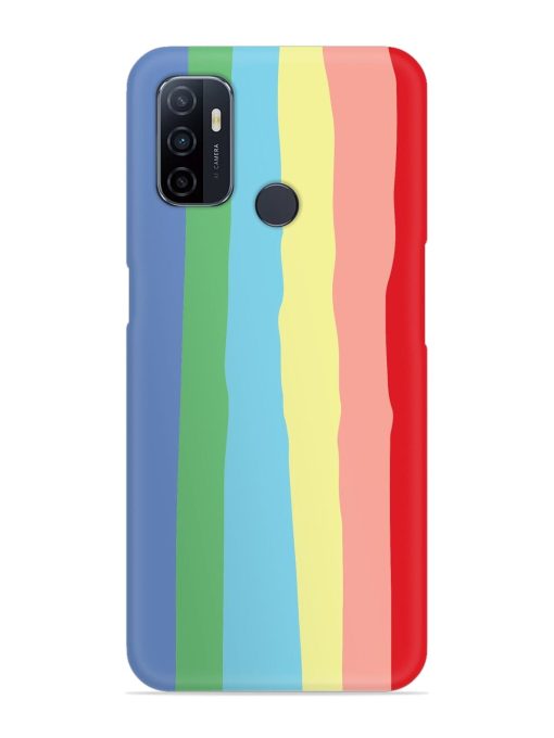 Rainbow Premium Shade Snap Case for Oppo A53 Zapvi