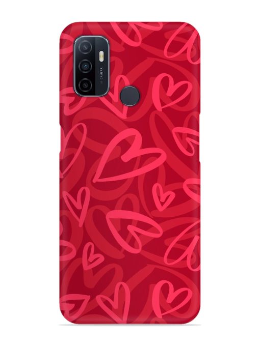 Seamless Romantic Pattern Snap Case for Oppo A53