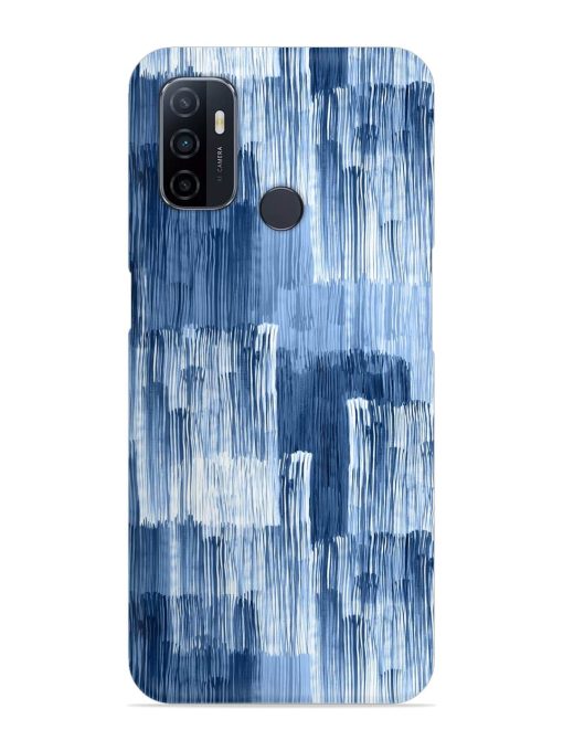 Abstract Pattern Stripes Snap Case for Oppo A53 Zapvi