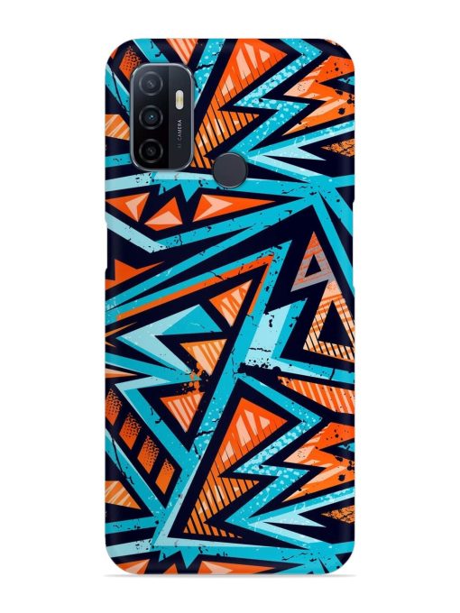 Abstract Seamless Grunge Snap Case for Oppo A53 Zapvi