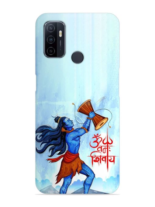 Illustration Lord Shiva Snap Case for Oppo A53 Zapvi