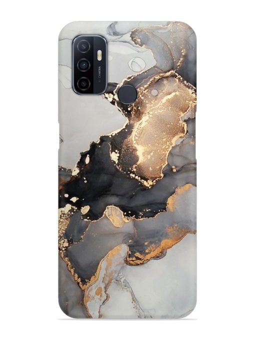 Luxury Abstract Fluid Snap Case for Oppo A53 Zapvi