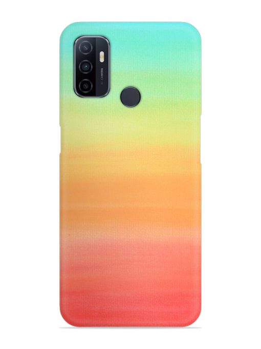 Background Sky Watercolor Snap Case for Oppo A53