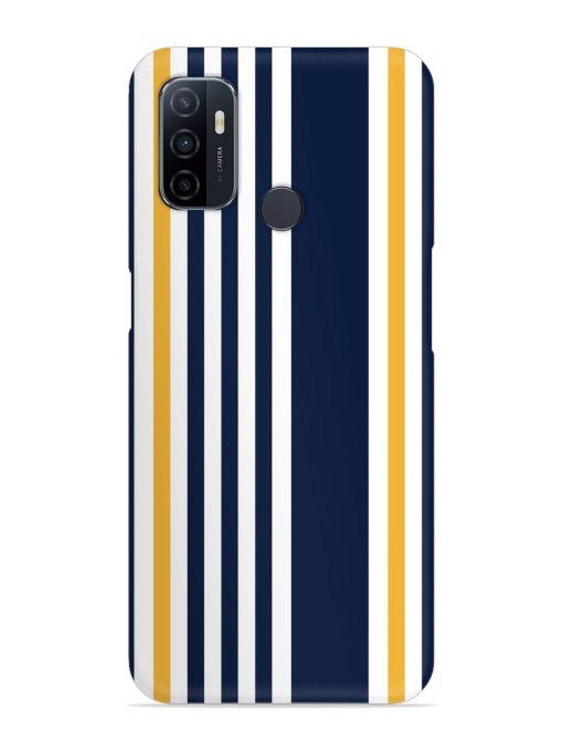 Seamless Stripe Pattern Snap Case for Oppo A53 Zapvi