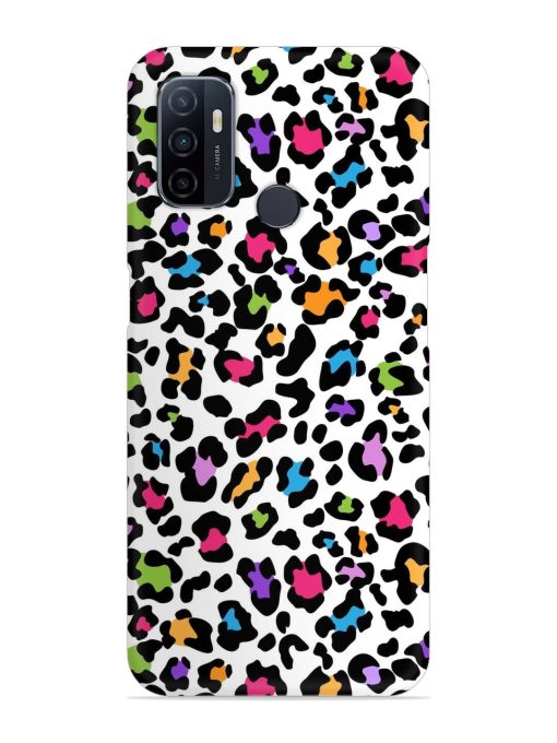 Seamless Leopard Pattern Snap Case for Oppo A53 Zapvi