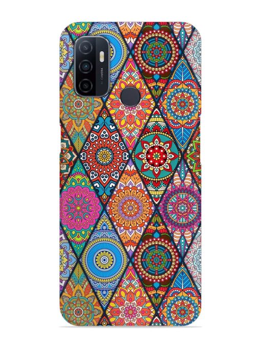 Seamless Tile Pattern Snap Case for Oppo A53 Zapvi