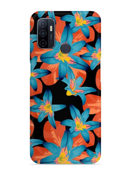 Philippine Flowers Seamless Snap Case for Oppo A53 Zapvi