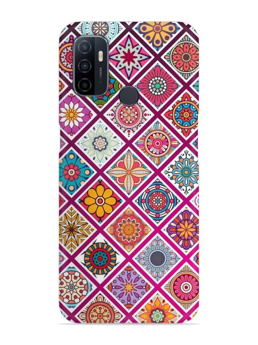 Seamless Tile Pattern Snap Case for Oppo A53