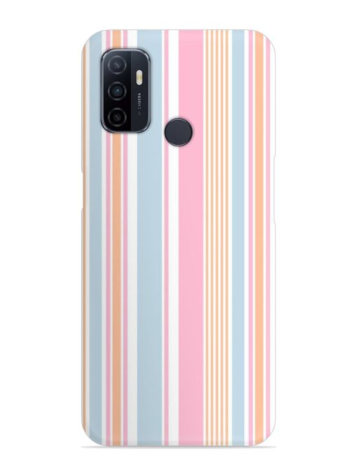 Stripe Seamless Pattern Snap Case for Oppo A53 Zapvi