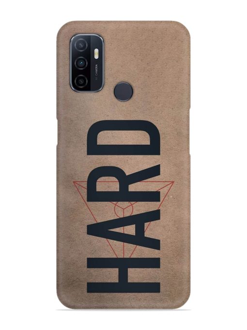 Hard Typo Snap Case for Oppo A53 Zapvi