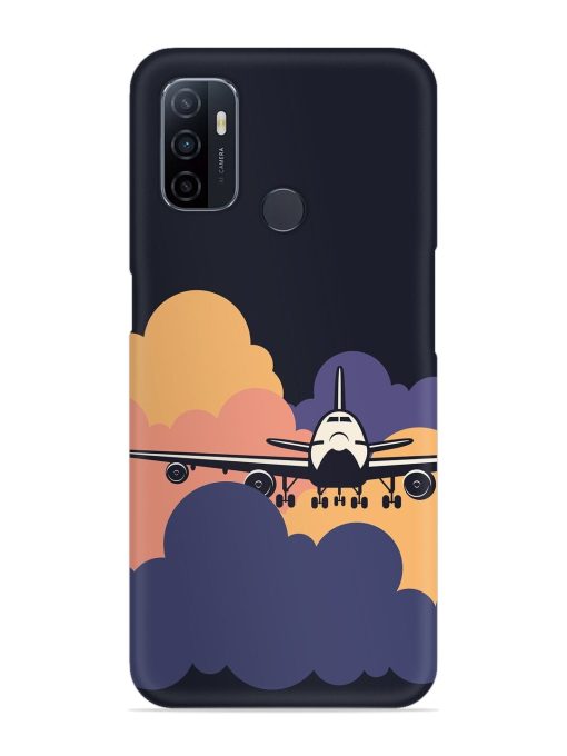 Aeroplane vector Snap Case for Oppo A53 Zapvi