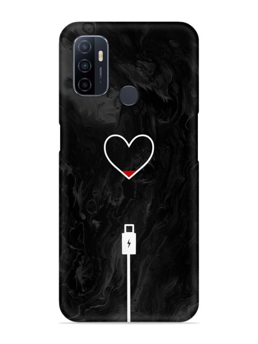 Heart Charging Vector Snap Case for Oppo A53 Zapvi