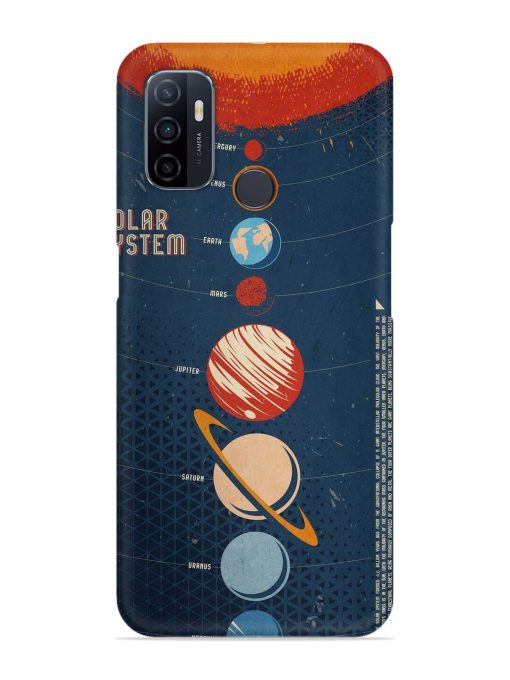 Solar System Vector Snap Case for Oppo A53 Zapvi