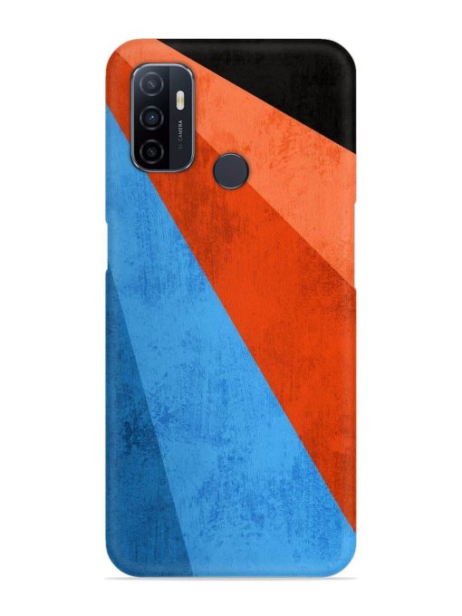 Modern Matte Abstract Snap Case for Oppo A53 Zapvi