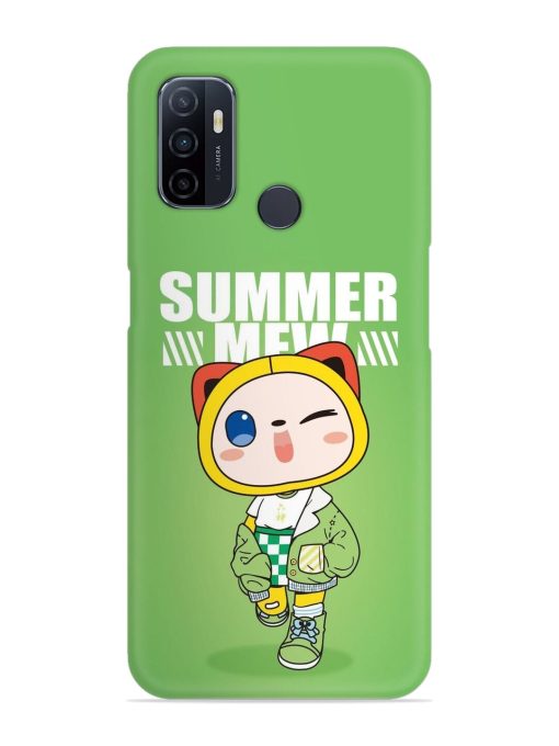 Summer Mew Snap Case for Oppo A53 Zapvi