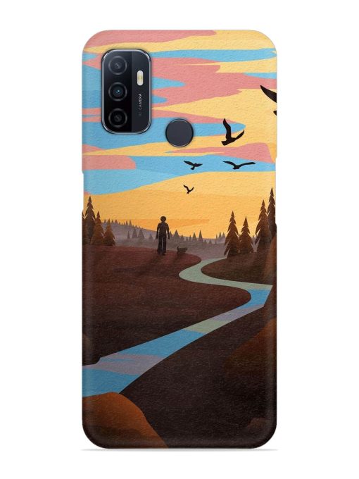 Natural Landscape Art Snap Case for Oppo A53 Zapvi