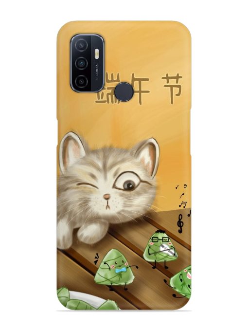 Cat Scorpion Dancing Snap Case for Oppo A53