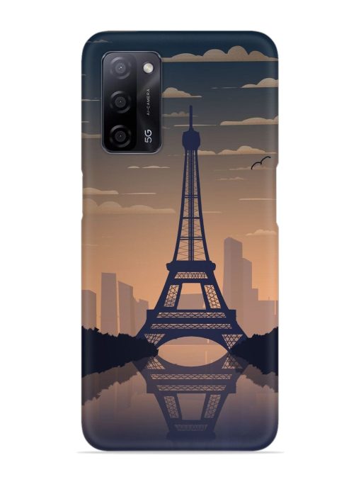 France Paris Eiffel Tower Gradient Snap Case for Oppo A53S (5G)