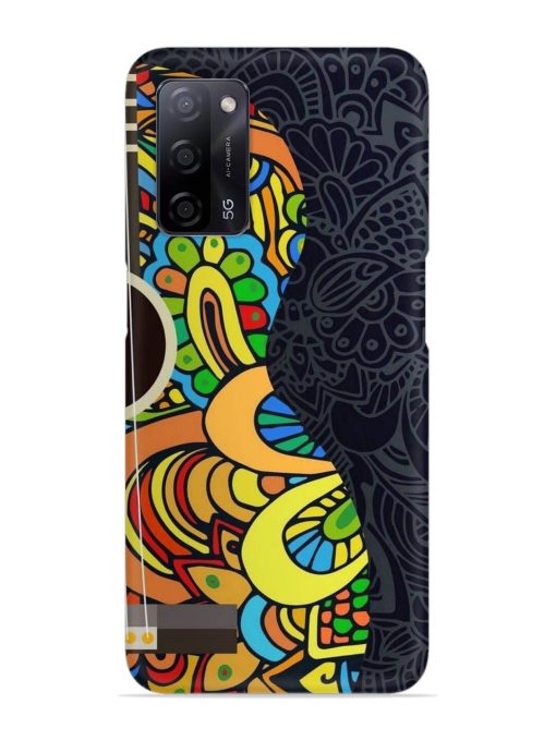 Guitar Vector Art Snap Case for Oppo A53S (5G) Zapvi