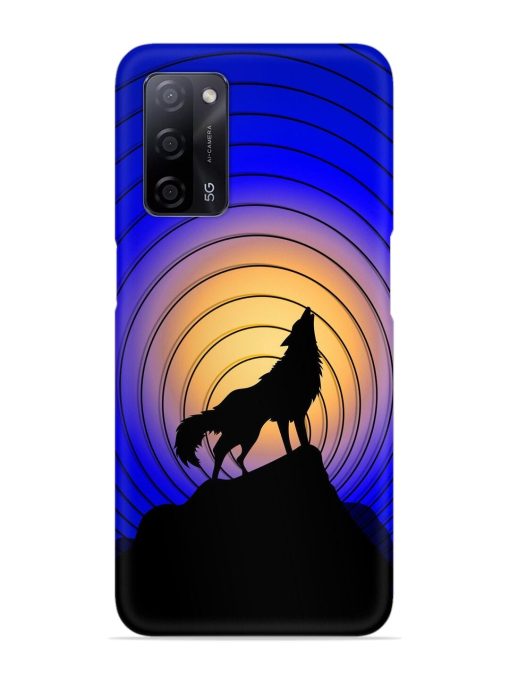 Fox Roaring Design Snap Case for Oppo A53S (5G) Zapvi