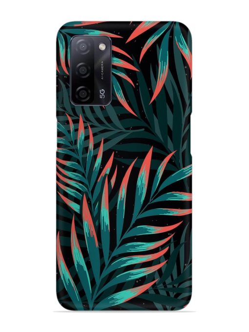 Green Leaf Art Snap Case for Oppo A53S (5G)