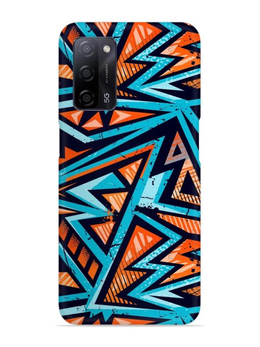 Abstract Seamless Grunge Snap Case for Oppo A53S (5G) Zapvi