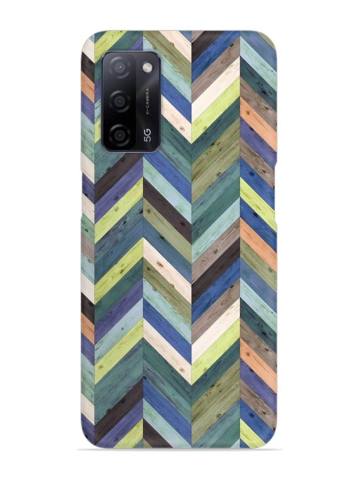 Chevron Random Color Snap Case for Oppo A53S (5G) Zapvi