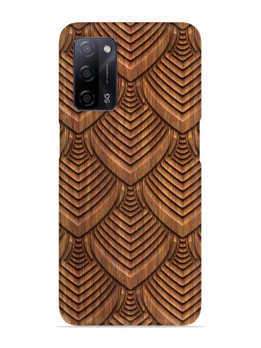 Carved Pattern On Snap Case for Oppo A53S (5G) Zapvi