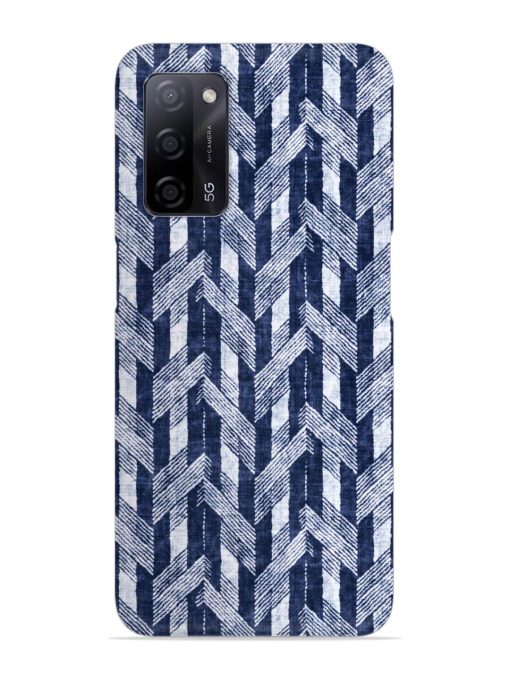 Abstract Herringbone Motif Snap Case for Oppo A53S (5G) Zapvi