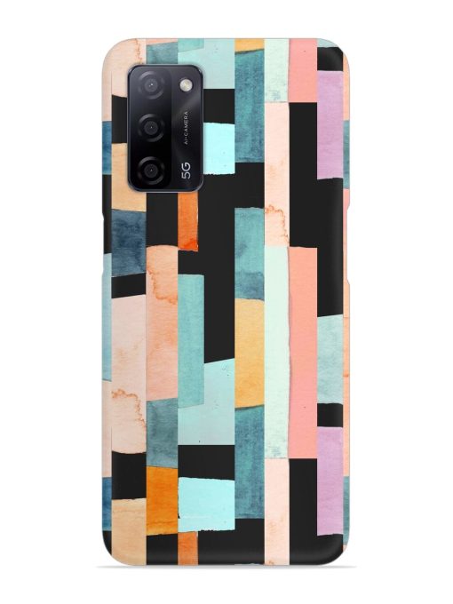 Geometric Seamless Pattern Snap Case for Oppo A53S (5G) Zapvi