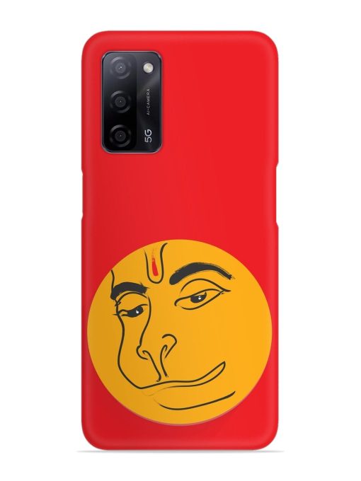 Lord Hanuman Vector Snap Case for Oppo A53S (5G) Zapvi