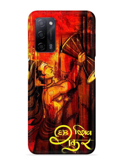 Illustration Lord Shiva Snap Case for Oppo A53S (5G) Zapvi