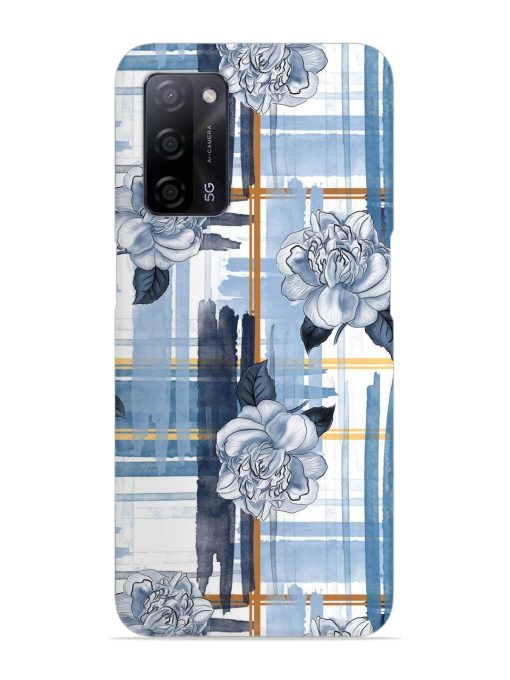 Watercolor Pattern Rose Snap Case for Oppo A53S (5G) Zapvi