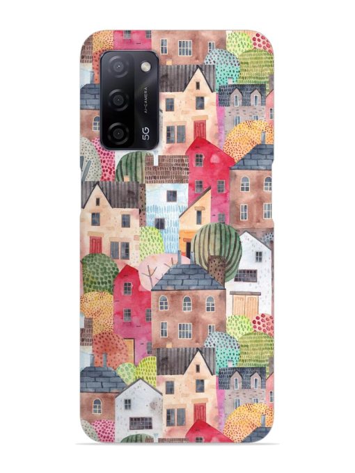 Abstract Seamless Pattern Snap Case for Oppo A53S (5G)