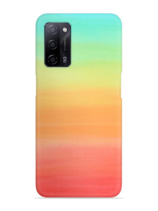 Background Sky Watercolor Snap Case for Oppo A53S (5G)