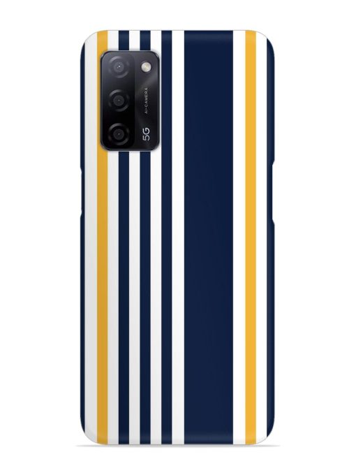 Seamless Stripe Pattern Snap Case for Oppo A53S (5G) Zapvi