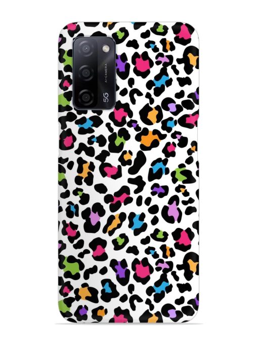 Seamless Leopard Pattern Snap Case for Oppo A53S (5G) Zapvi