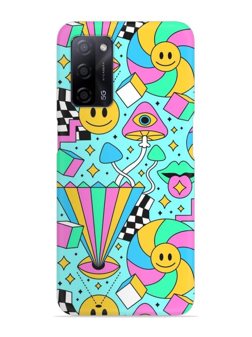 Trippy Rainbow 60S Snap Case for Oppo A53S (5G)