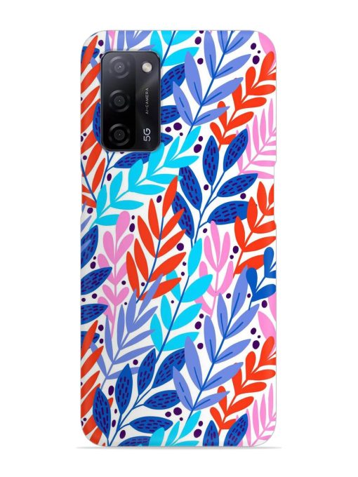 Bright Floral Tropical Snap Case for Oppo A53S (5G)