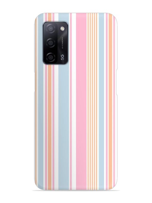 Stripe Seamless Pattern Snap Case for Oppo A53S (5G) Zapvi